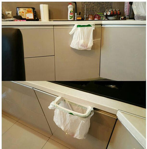 Cupboard Trash Bag Holder