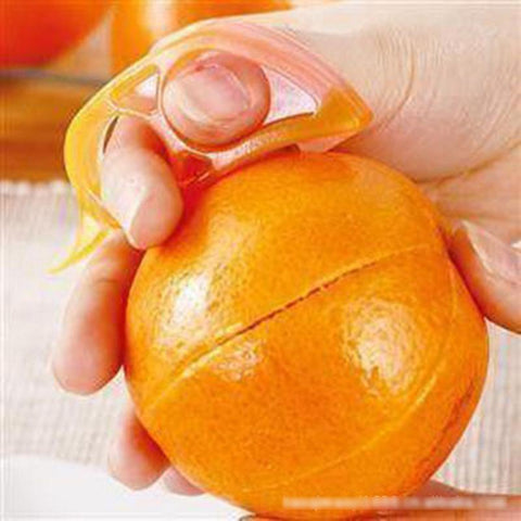 Portable Handy Plastic Orange Peeler