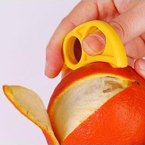 Portable Handy Plastic Orange Peeler