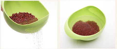 Multi-Functional Bowl with Integrated Colander